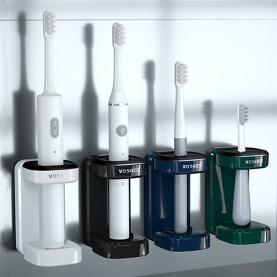 电动牙刷架免打孔壁挂式卫生间浴室挂墙吸壁收纳架放牙刷的支架座