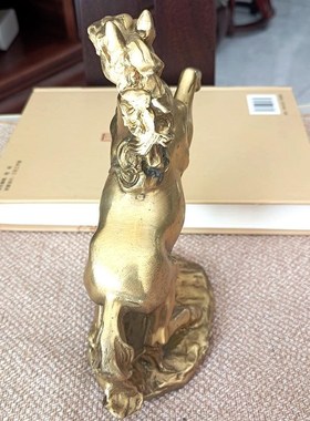 铜马摆件风水马到成功纯铜家居客厅办公室装饰工艺品开业吉祥摆设