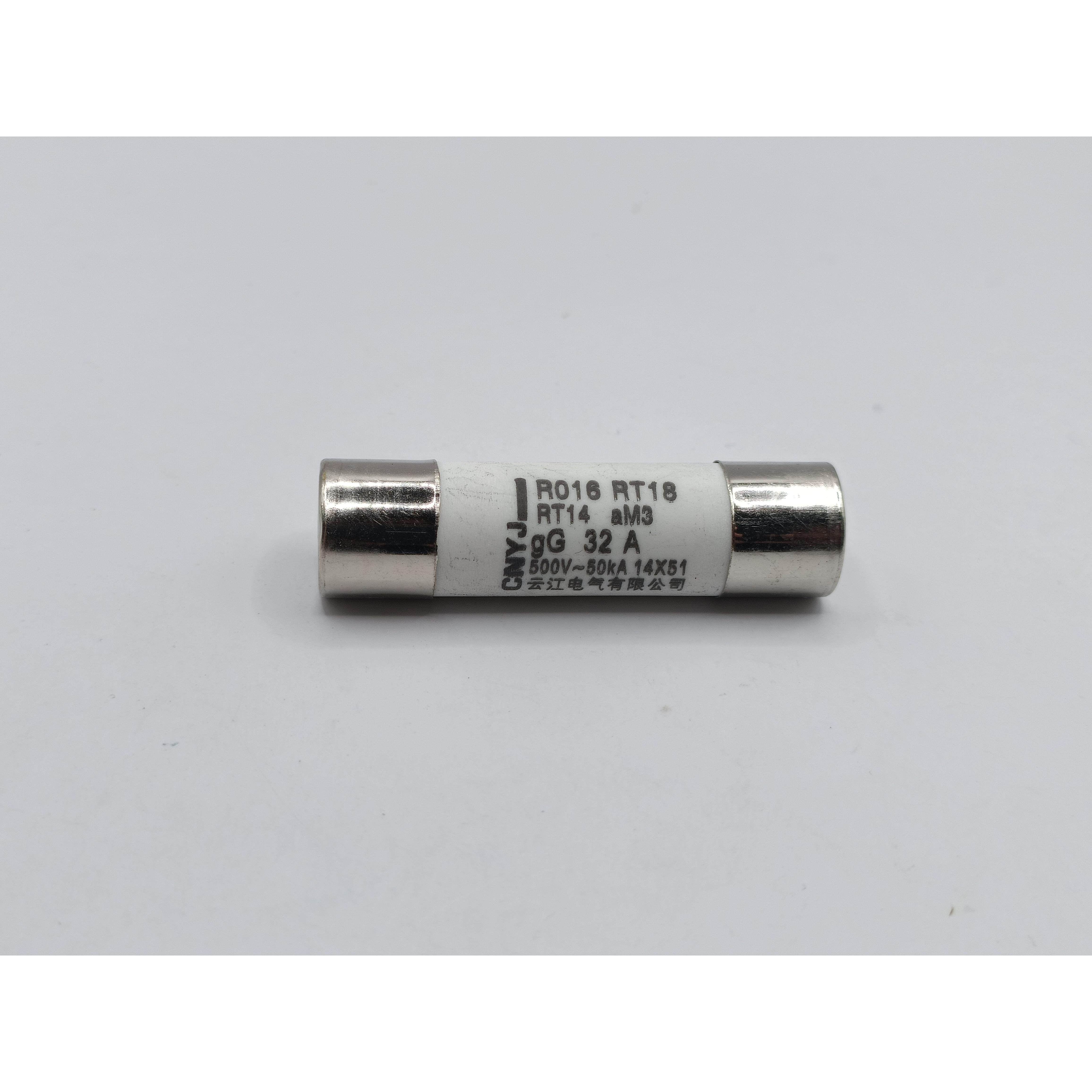 CNYJ云江RO16熔断器 陶瓷保险丝管R016 14*51 AM3 RT14 RT18熔芯