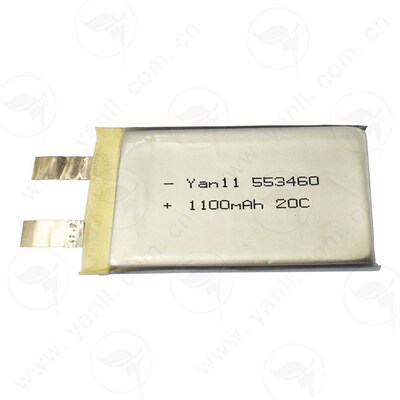 机器人锂电芯553460 3.7V 1100mAh 20C高倍率聚合物锂电池