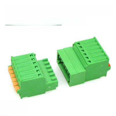 JM15EDGKDP2.5mm弹簧式接线端子按压快速接线2EDGKDR免焊公母对接