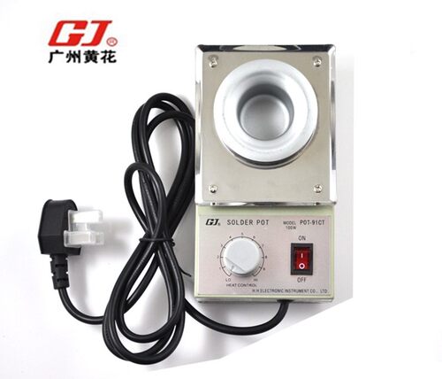 广州黄花小型熔锡炉 锡锅 焊锡炉 POT-91CT POT-98CT 100W 180W