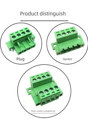 JM2EDGKPM锁5.08mm锁板固定带耳对插接线端子EDGKM法兰2EDGRKPF