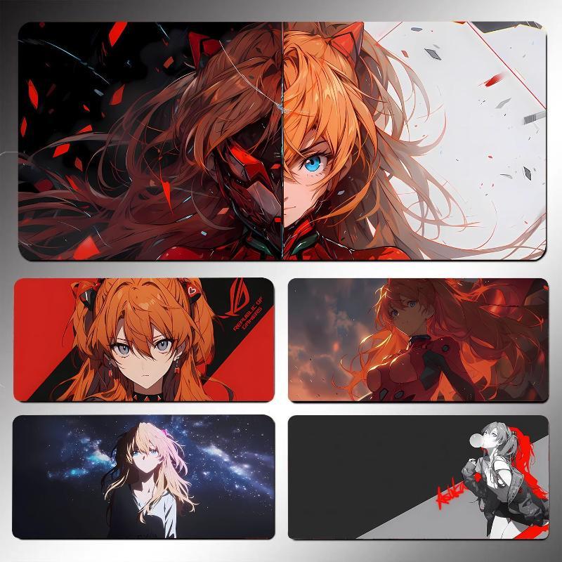 ROG明日香EVA鼠标垫超大号电竞电脑桌垫键盘垫游戏桌面宿舍桌面垫