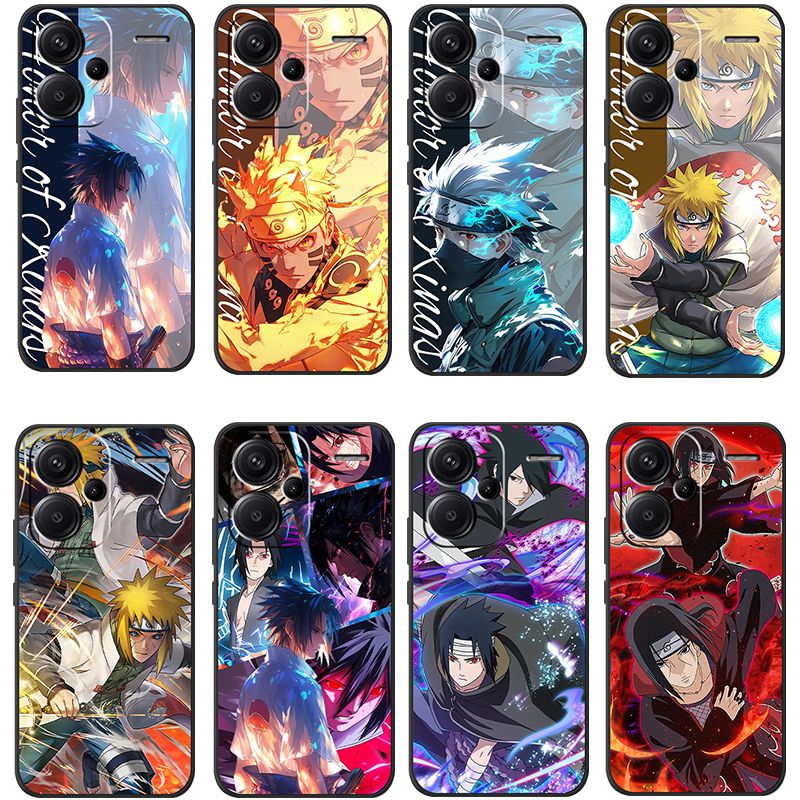 适用红米note13pro+手机壳火影忍者新款RedmiNote13pro+全包防摔软壳