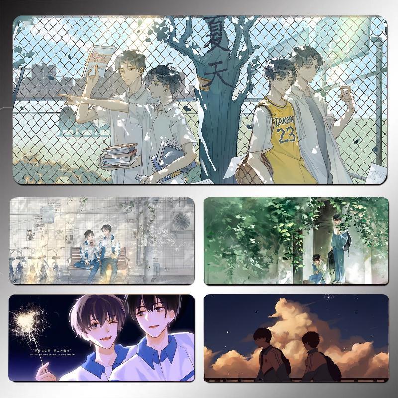 某某鼠标垫动漫江添盛望大号桌垫办公室电脑学生键盘鼠标垫子定制