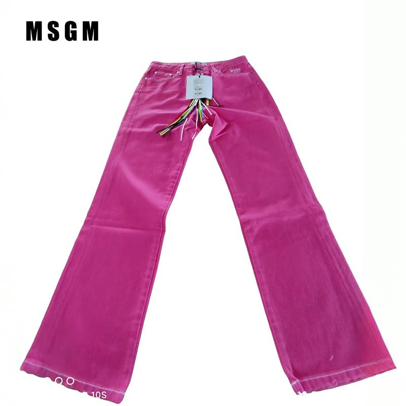 MSGM2024春夏新款女士休闲裤