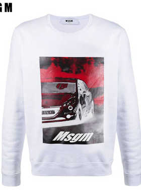 MSGM意大利潮牌圆领套头长袖卫衣