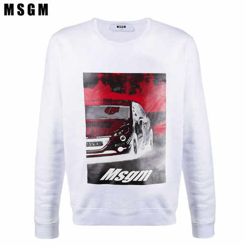 圆领套头意大利潮牌长袖卫衣MSGM