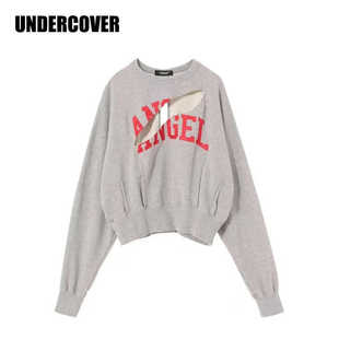 UNDERCOVER时尚 卫衣女士字母印花 简约日常休闲百搭长袖
