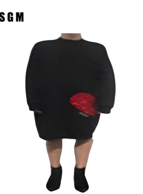 MSGM 时尚休闲舒适百搭潮流 女士休闲裙 黑色