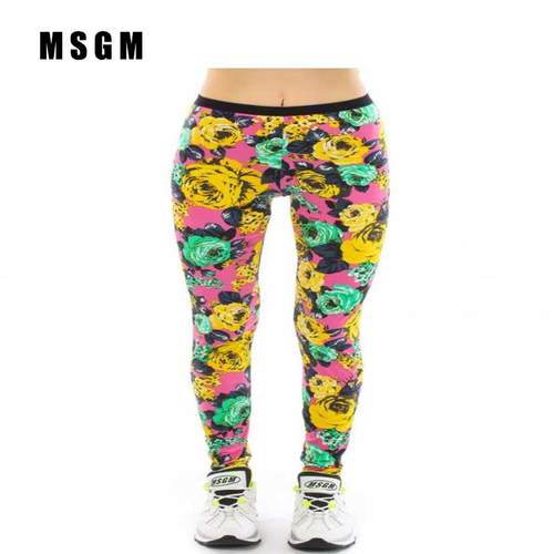 2024新款时尚印花长裤