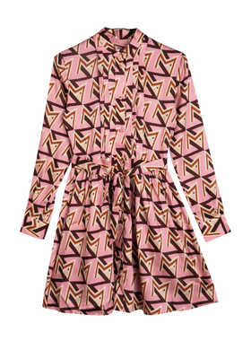 全新未使用MSGM长袖中长裙