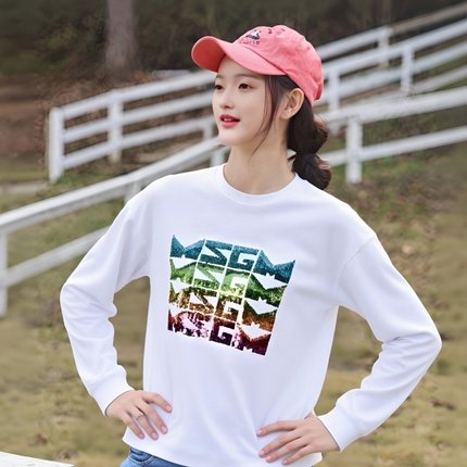 MSGM全新未使用休闲时尚百搭女士圆领卫衣