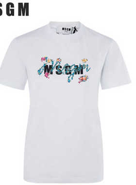 MSGM印花短袖T恤