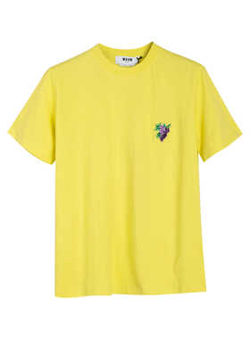 全新未使用MSGM印花T恤