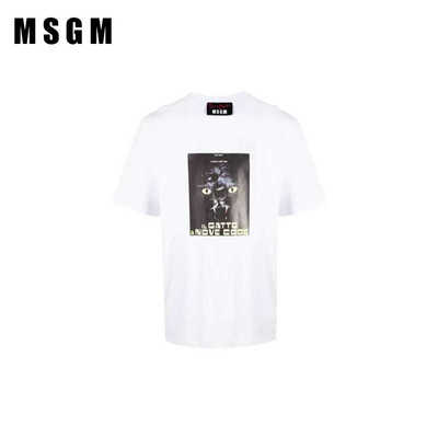 重磅潮流夏季印花MSGM短袖T恤