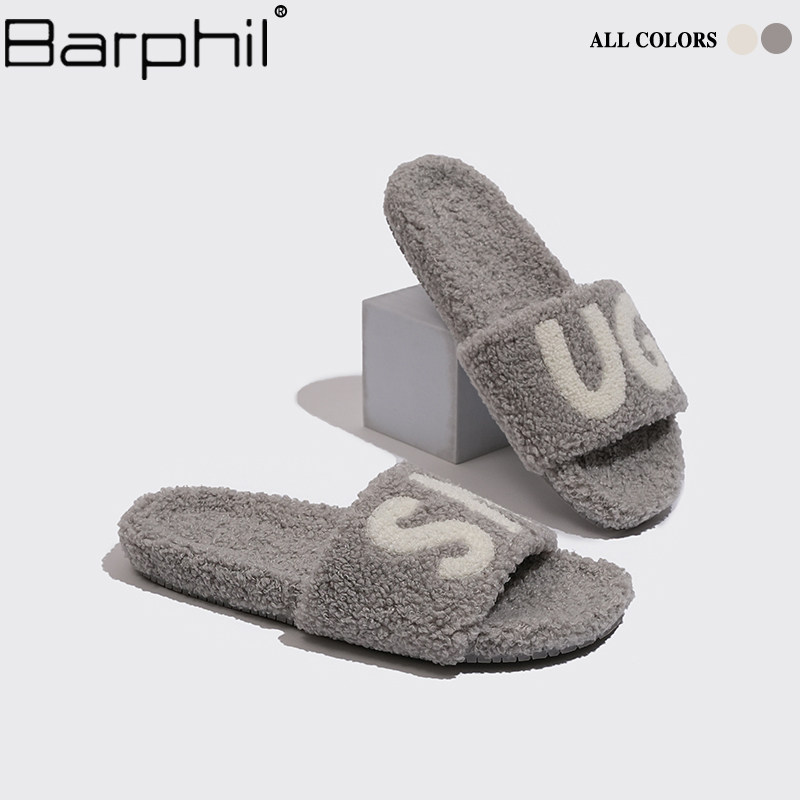 【清仓好价】Barphil四季款棉拖鞋女秋冬新款室内家居防滑外穿