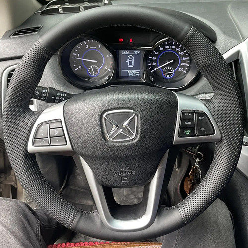 江铃驭胜S350域虎3方向盘套真皮