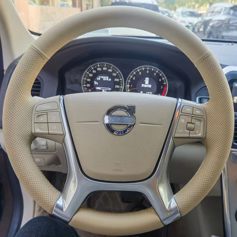 沃尔沃XC60真皮专车专用方向盘套