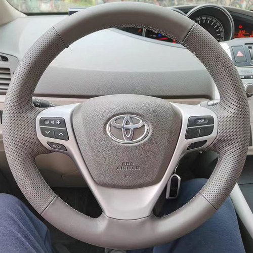 11-12-15款丰田逸致真皮方向盘套