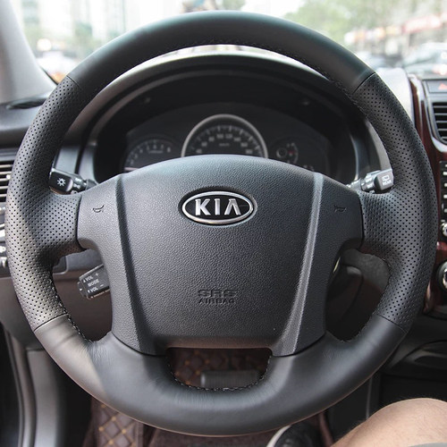 起亚狮跑真皮专车专用方向盘套