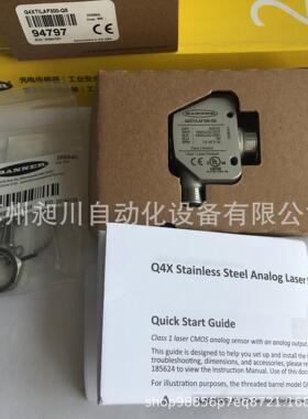 美国BANNER邦纳Q4XTILAF500-Q8 激光测距传感器全新原装进口现货