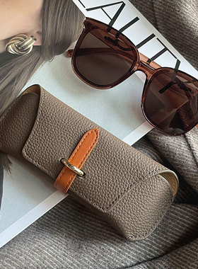 眼镜袋随身便携ins眼镜盒抗压太阳镜墨镜收纳包潮女近视镜保护套