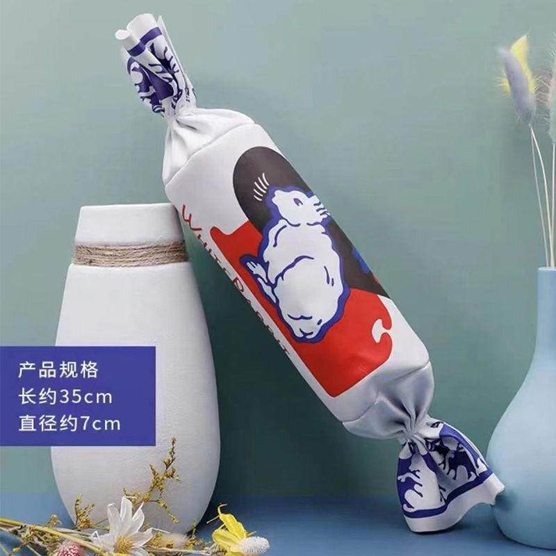 创意趣味大白兔笔袋抖音同款搞怪仿真学生文具盒大容量ins风笔盒,文具电教/文化用品/商务用品,笔袋,淘宝优惠券,粉丝福利购,淘宝优惠卷