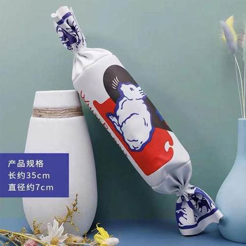 创意趣味大白兔笔袋抖音同款搞怪仿真学生文具盒大容量ins风笔盒