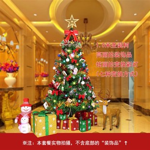 米套餐家用酒店商场加密绿色装 速发圣诞树6m