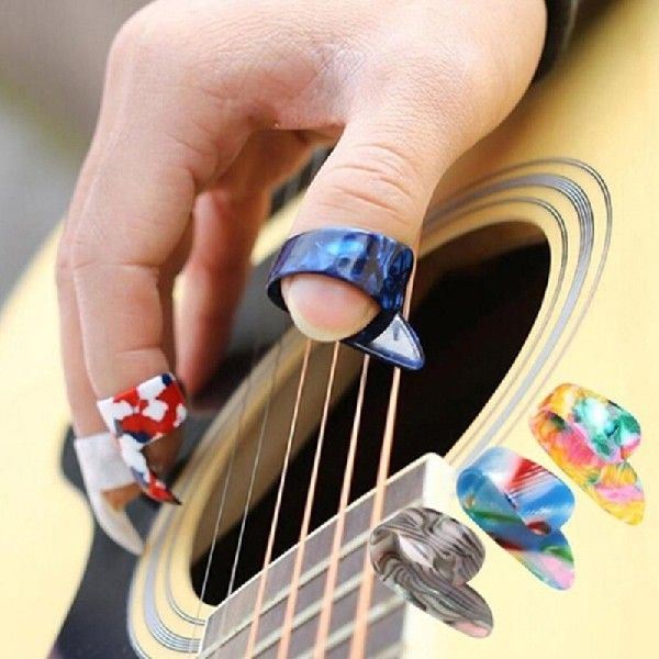 1/4Pcs Guitar Plectrums Sheath For Acoustic Electric Bass