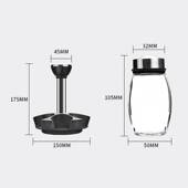 hole rotating Spice set Bottle jar three seasoning kitchen