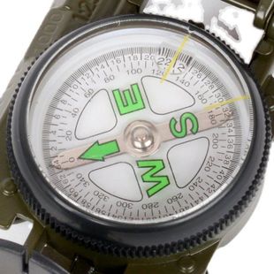 户外多功能指南针野营越野指北针地质罗盘仪美式单兵作战装备金属