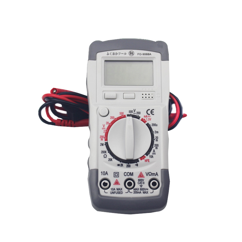 。福冈万用电表数字高精度电工全自动维修工具智能防烧测二三级管