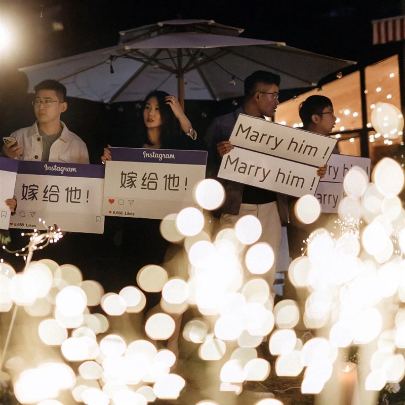 好货求婚表白告白手举牌拍照道具kt板七夕情人节氛围气球装饰场景