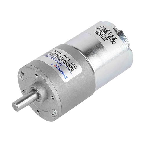 正科ZGA37RG中心偏心轴520马达可调速金属齿轮直流减速电机12V24V