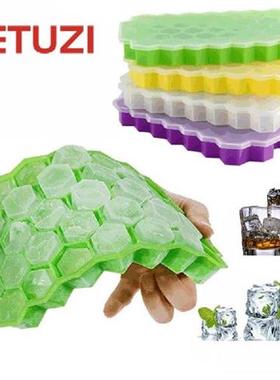 Silicone Mould Honeycomb Shape 37 Cells Ice Cubes Tray Mold
