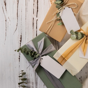 超大尺寸麻布纹纸日系纯色生日耶诞节包书皮鲜花商务diy包装礼物