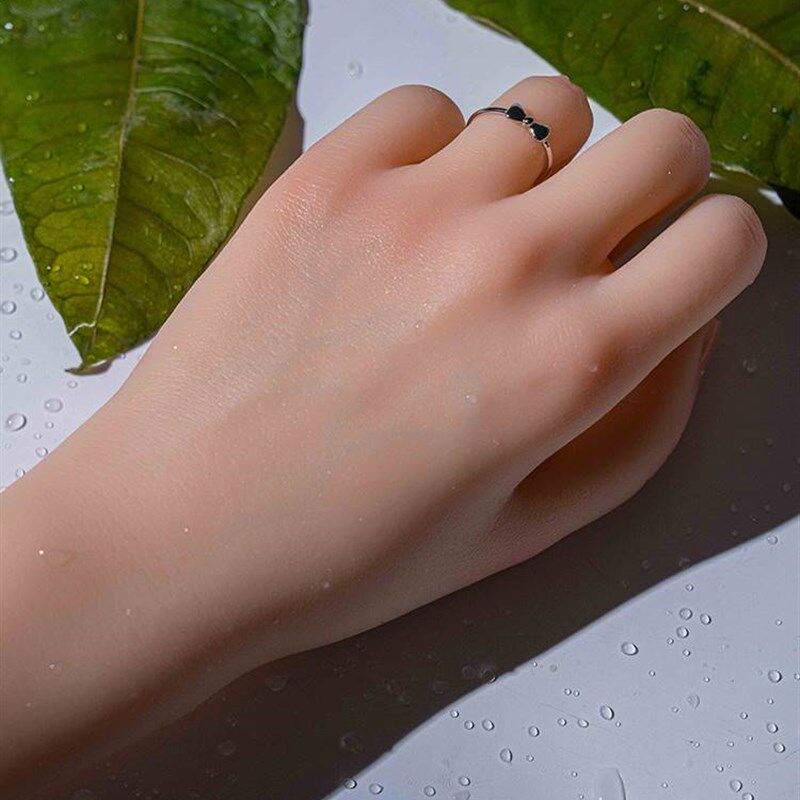 极速手模型矽胶仿真假手模特女拍照饰品直播展示真人手指美甲假手