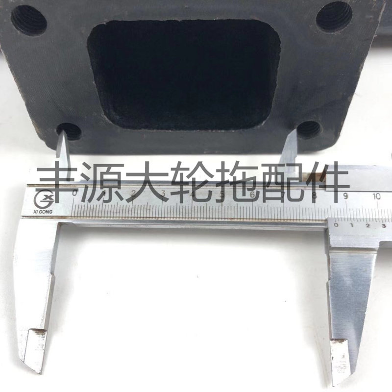 好货迪尔904排气管拖拉机农机配件四孔底座连接管带增压排气支管