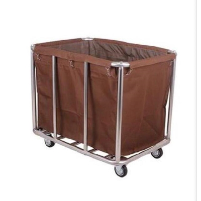 布草车布袋帆布宾馆推车清包车置物架商用收集桶简易专用毛巾收纳