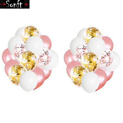 1 year old Nummber happy birthday decoration balloon set 12