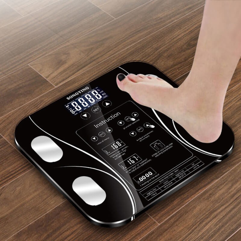 网红Bathroom Human Body Fat BMI Scale LCD Digital Weight Mi 个人护理/保健/按摩器材 体重秤/健康秤/体脂秤 原图主图