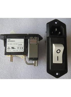 TA45-ABDWM080C0瑞士SCHURTER舒特二2档带电源座翘板开 关8A断路