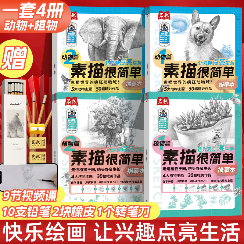 素描素描很简单描摹本临摹画册