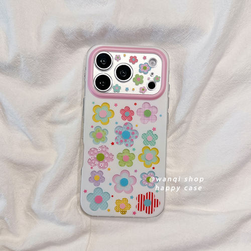 适用于iPhone简约花朵手机壳