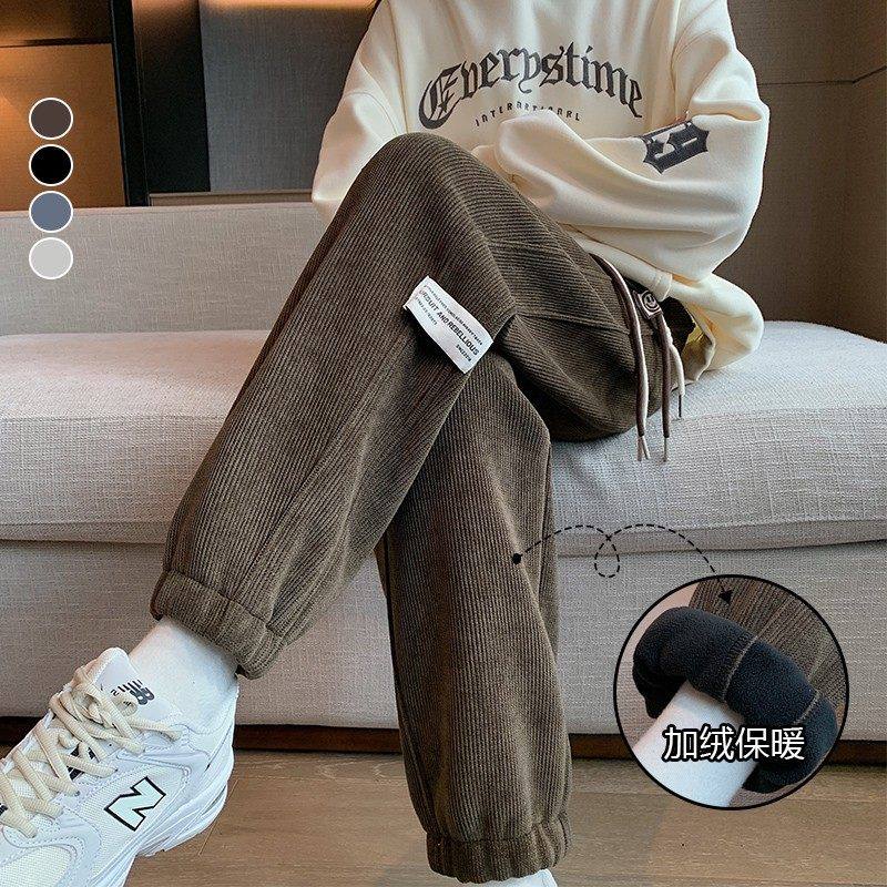 清仓捡漏卫裤女秋冬大码小个子灯芯绒裤子加绒显瘦束脚灯笼运动裤,女装/女士精品,大码裤装,淘宝优惠券,粉丝福利购,淘宝优惠卷
