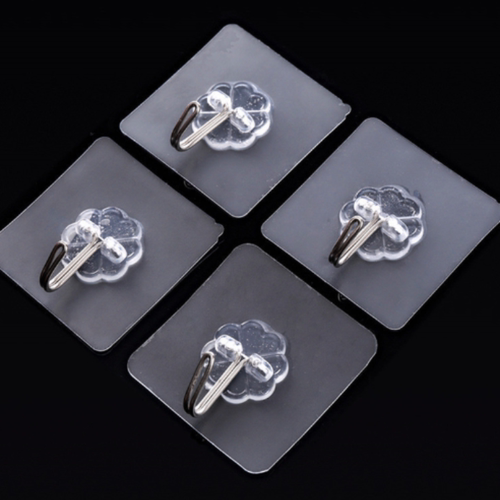 挂钩强力粘胶承重免打孔厨房墙壁浴室门后挂衣服tu