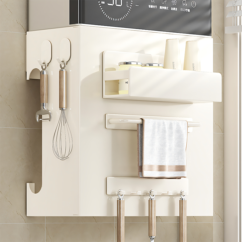 热水器遮挡罩磁吸燃气管道装饰遮挡板厨房天然气壁挂遮丑柜置物架